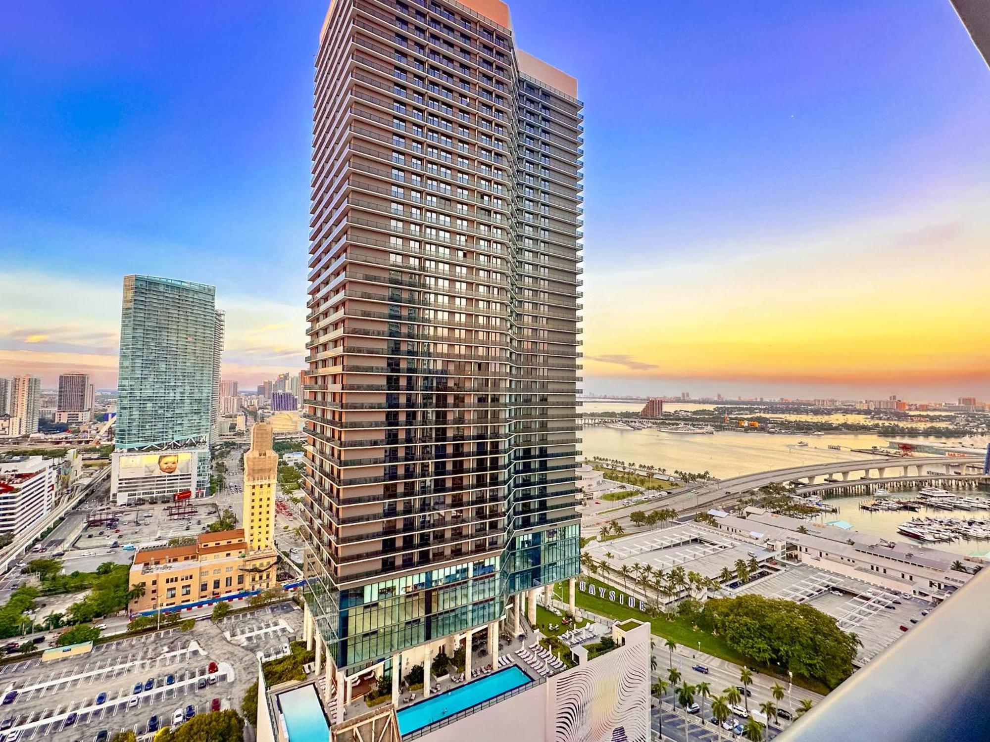 마이애미 Luxury Loft - Free Parking - Ocean View - Brickell Downtown 아파트 외부 사진