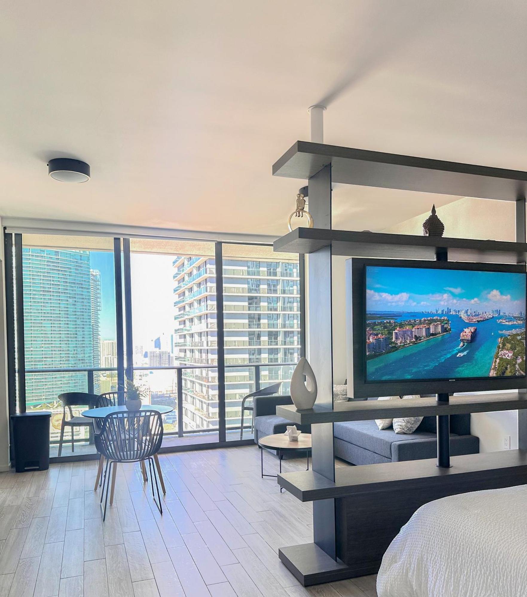 마이애미 Luxury Loft - Free Parking - Ocean View - Brickell Downtown 아파트 외부 사진