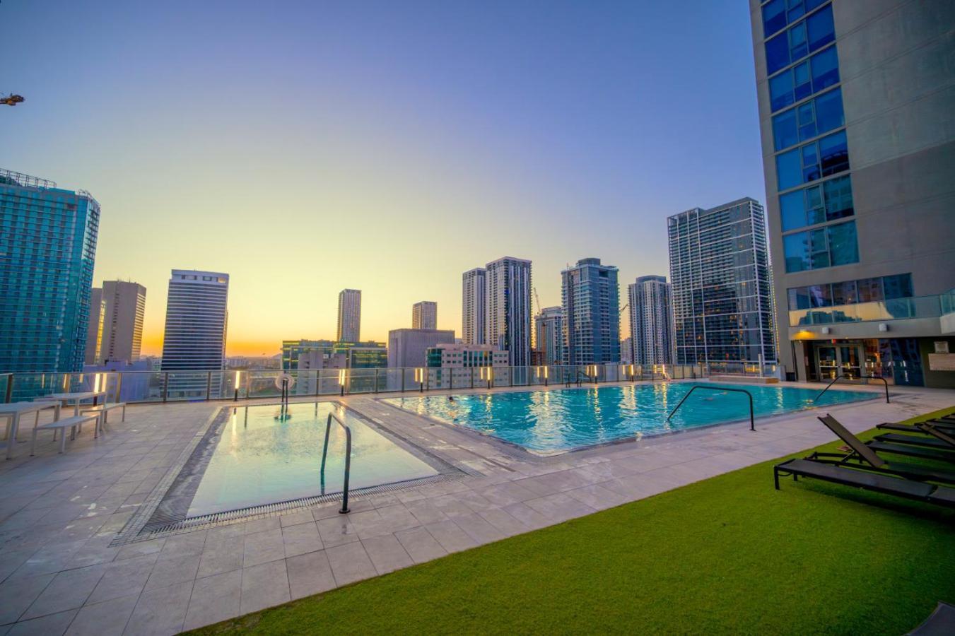 마이애미 Luxury Loft - Free Parking - Ocean View - Brickell Downtown 아파트 외부 사진