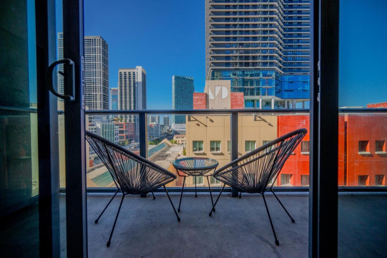 마이애미 Luxury Loft - Free Parking - Ocean View - Brickell Downtown 아파트 객실 사진