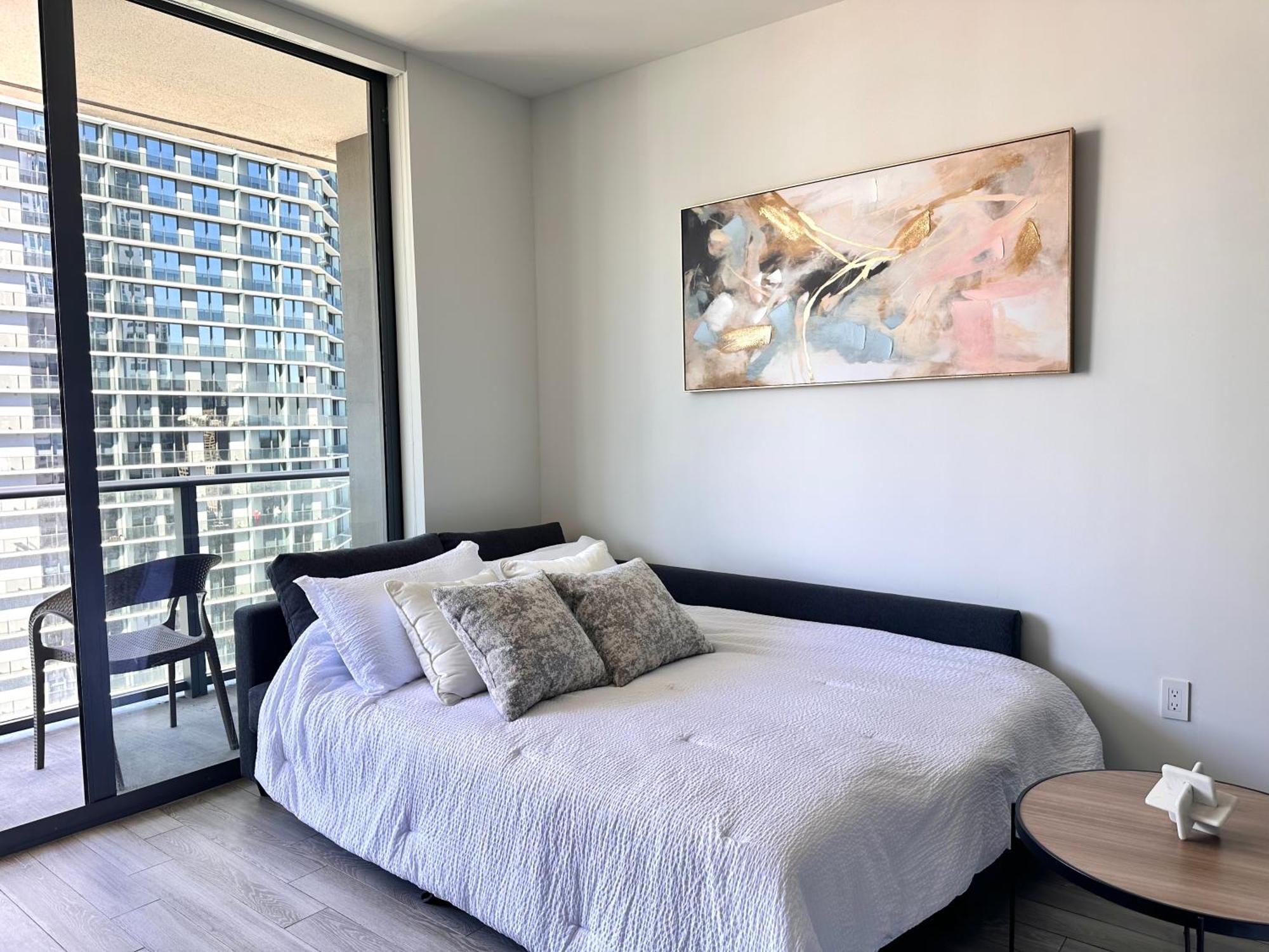 마이애미 Luxury Loft - Free Parking - Ocean View - Brickell Downtown 아파트 객실 사진