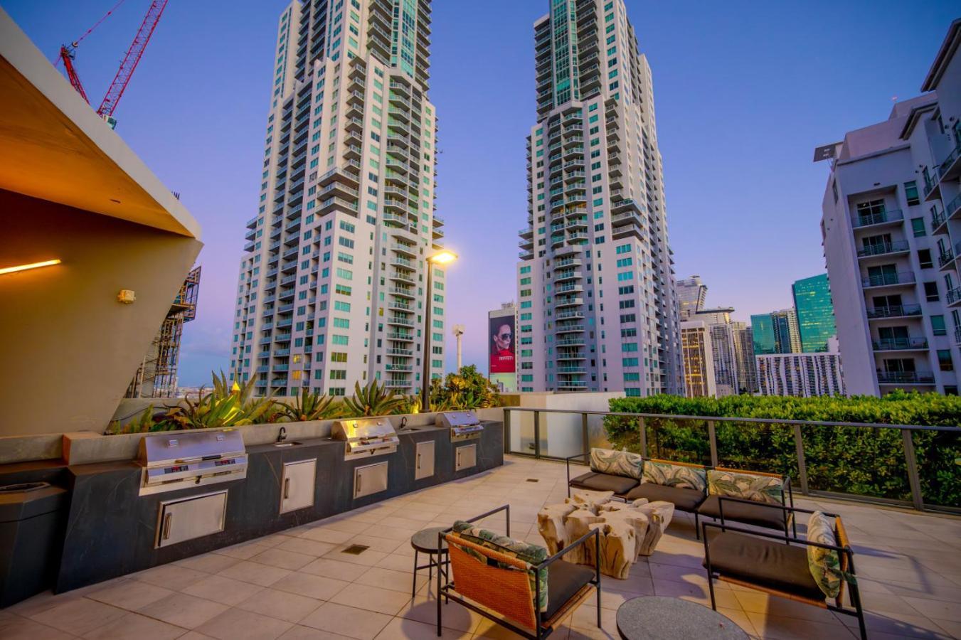 마이애미 Luxury Loft - Free Parking - Ocean View - Brickell Downtown 아파트 외부 사진