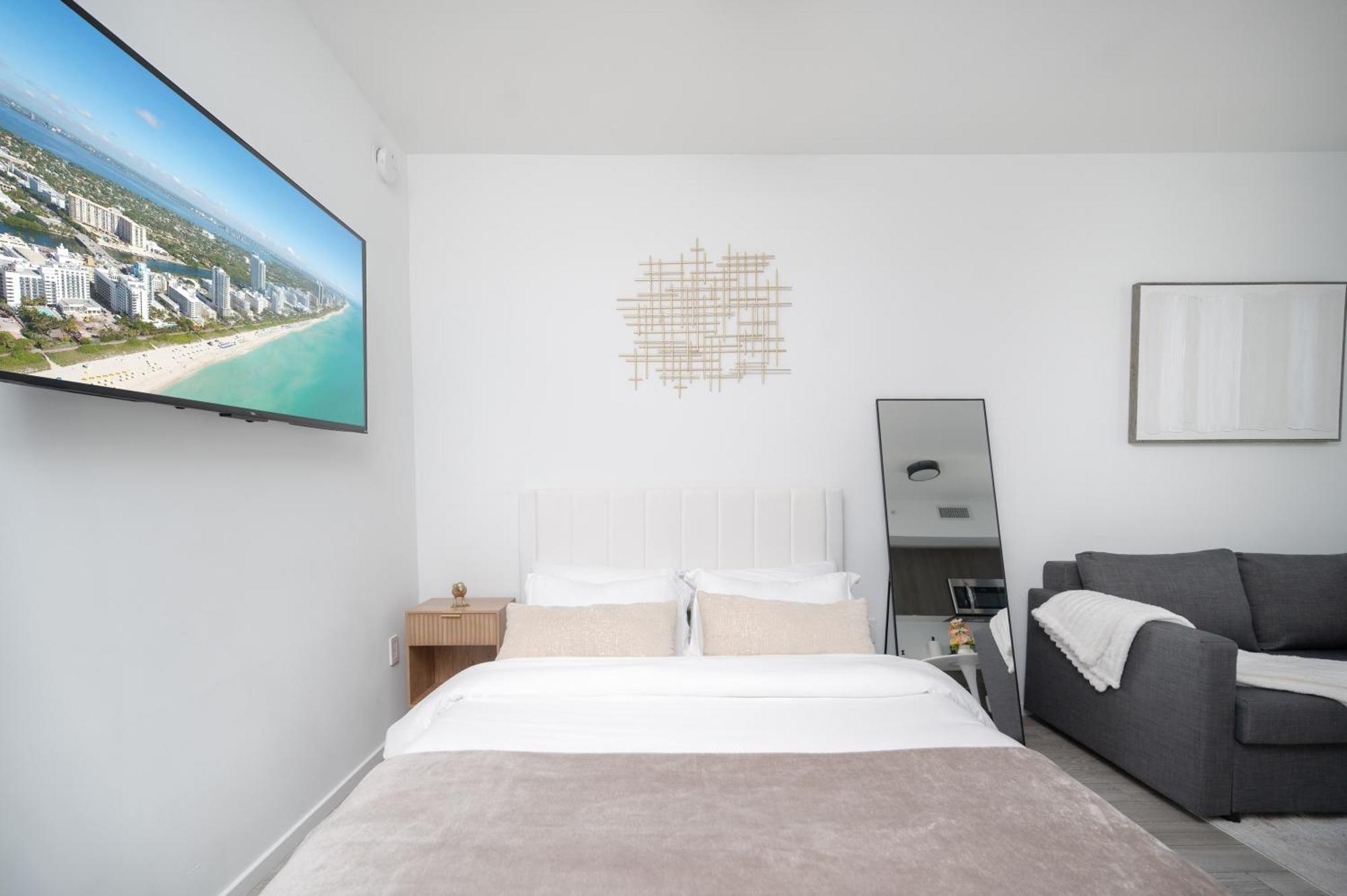마이애미 Luxury Loft - Free Parking - Ocean View - Brickell Downtown 아파트 외부 사진
